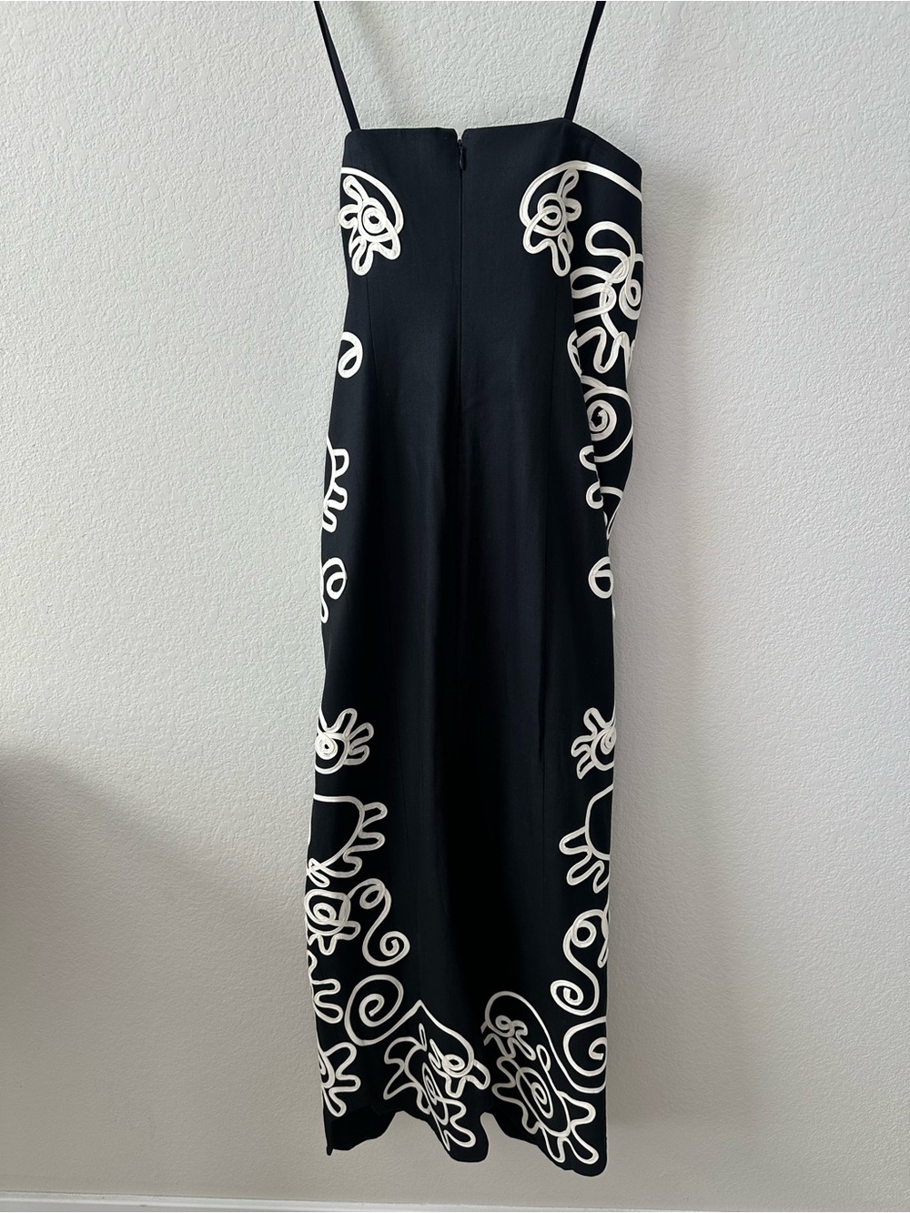 Mara Hoffman Stella Embroidered Cotton Blend Strapless Midi Dress SZ US 0 NWT - Picture 3 of 8